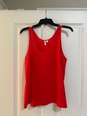 Frenchi tank top red size medium